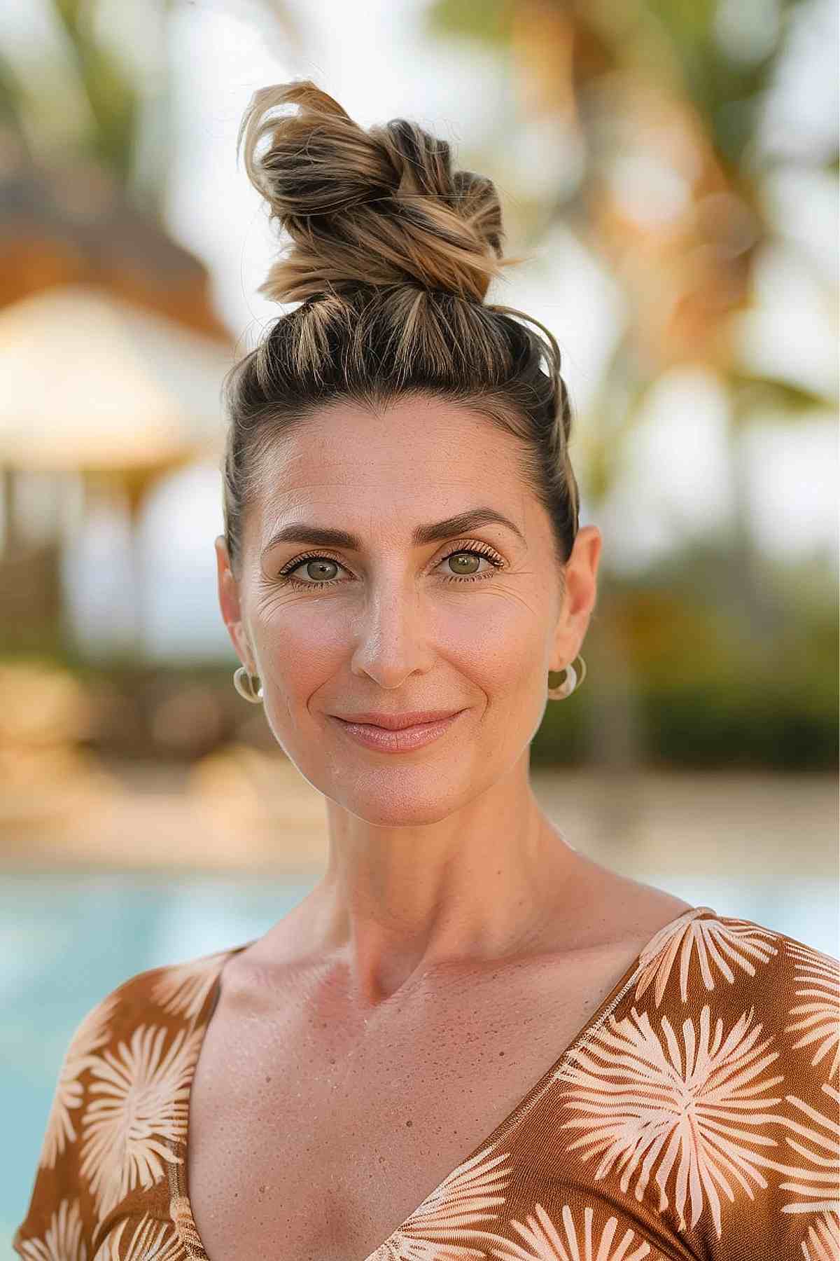 20 Perfect Pool Hairstyles That Are Cute &amp; Practical in 2025
