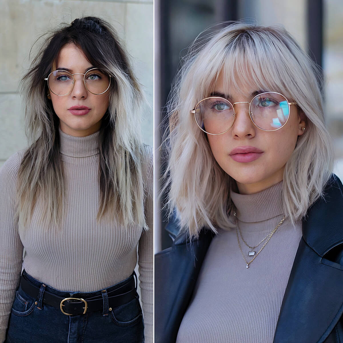 15+ Stylish Curtain Bangs That Look Amazing with Glasses in 2025