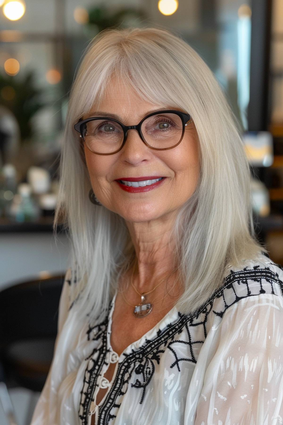 15+ Stylish Curtain Bangs That Look Amazing with Glasses in 2025