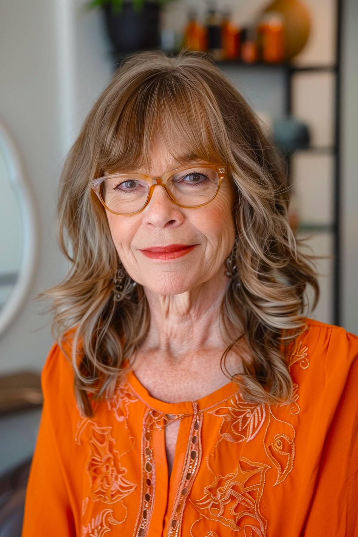 15+ Stylish Curtain Bangs That Look Amazing with Glasses in 2025