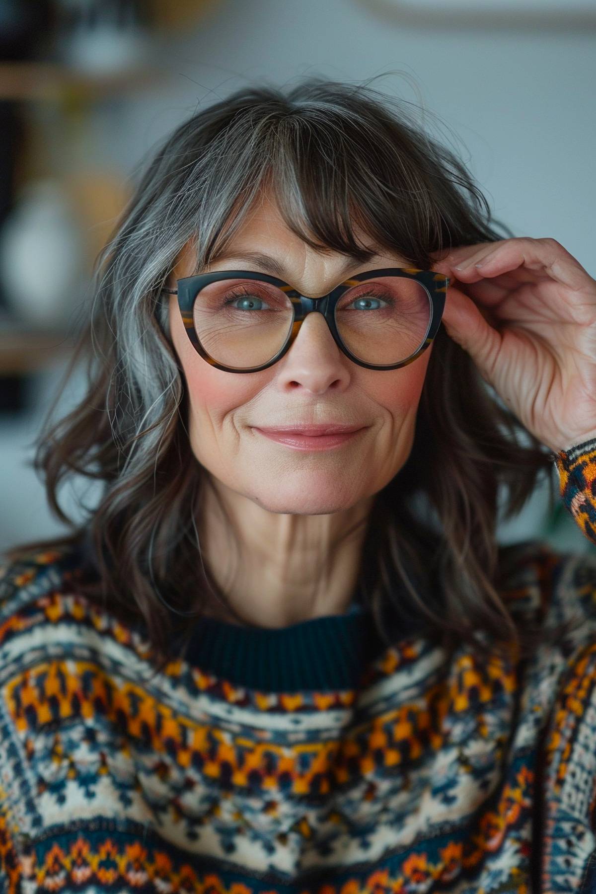 15+ Stylish Curtain Bangs That Look Amazing with Glasses in 2025