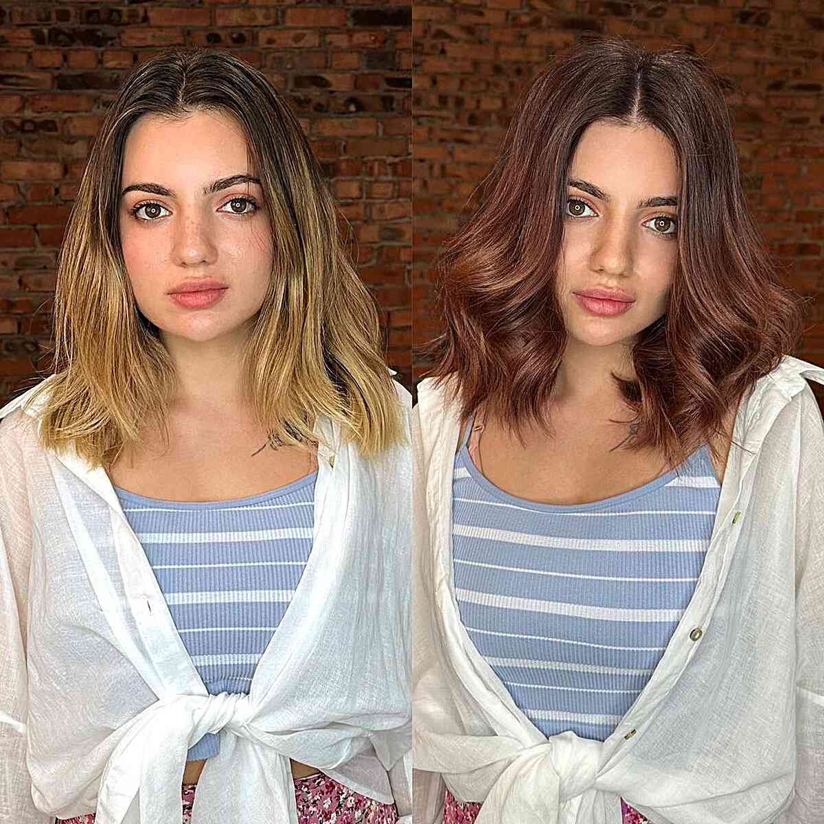 69 Middle Part Hairstyles Trending Right Now