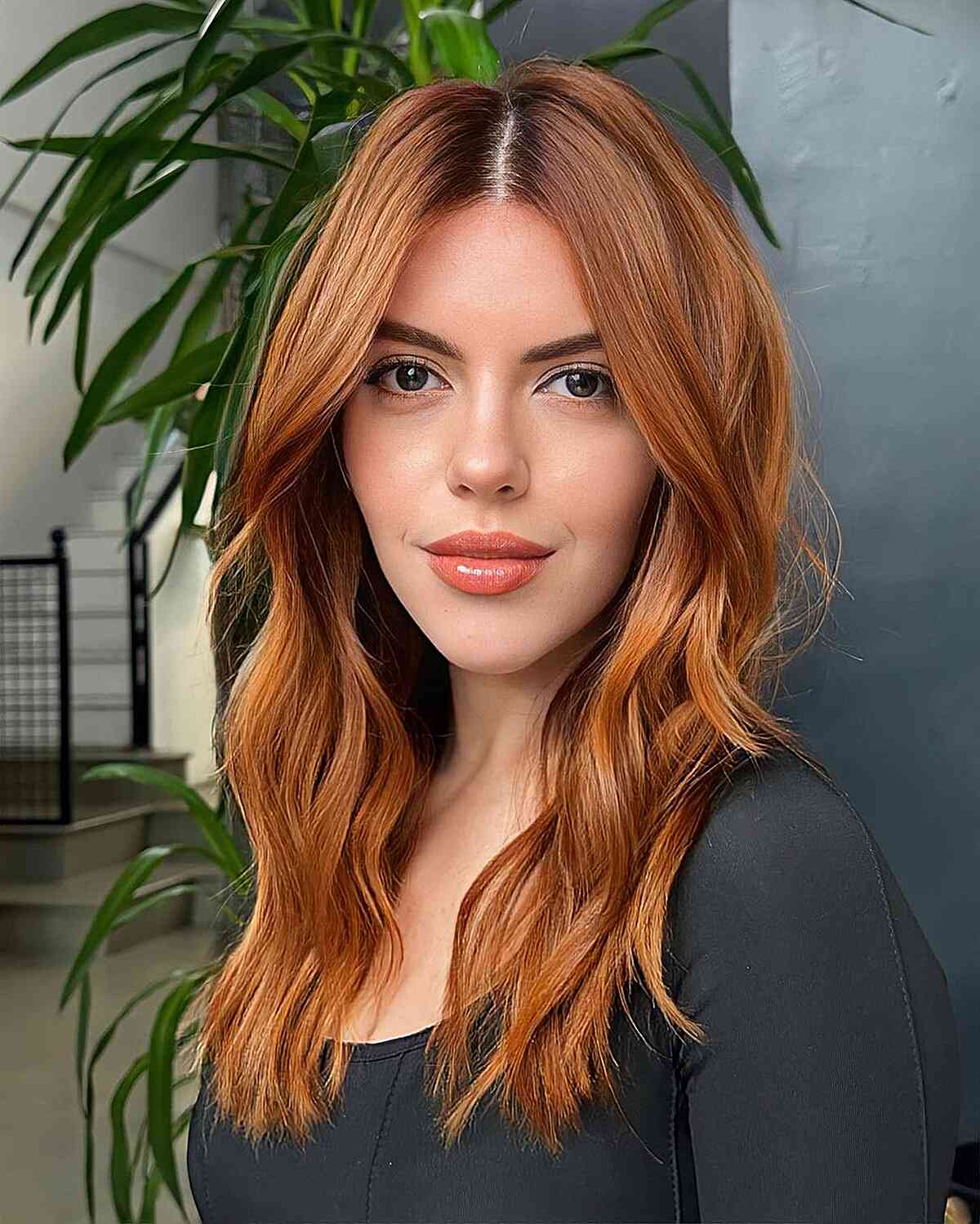 69 Middle Part Hairstyles Trending Right Now