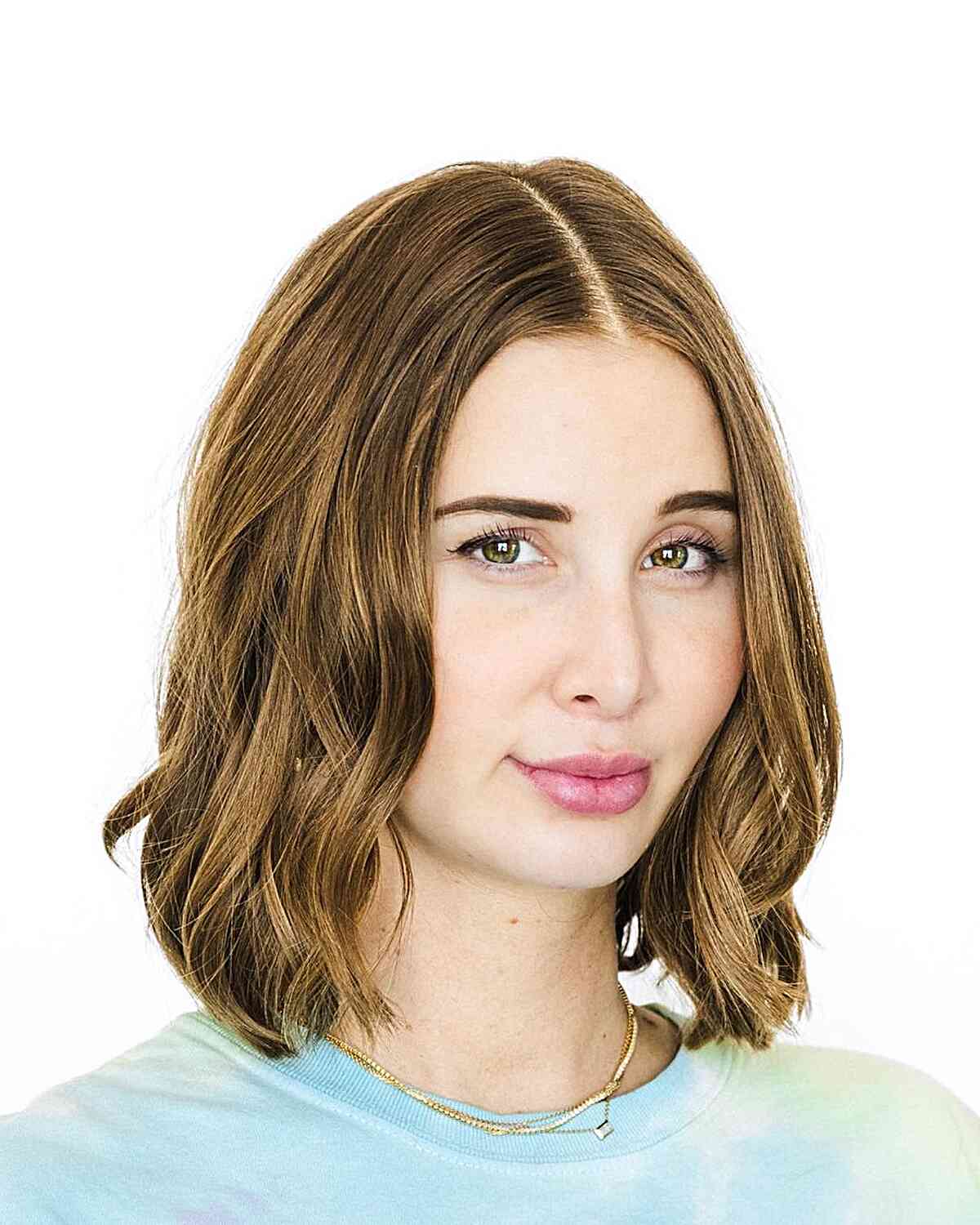 69 Middle Part Hairstyles Trending Right Now