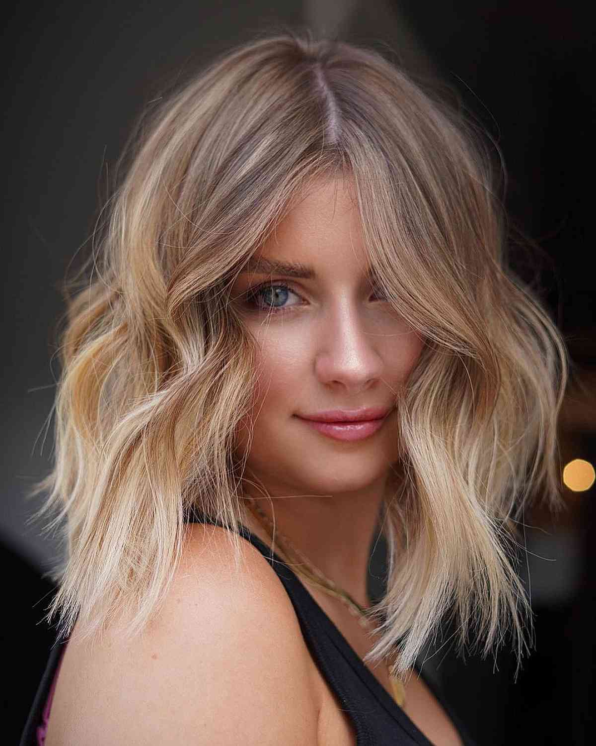 69 Middle Part Hairstyles Trending Right Now