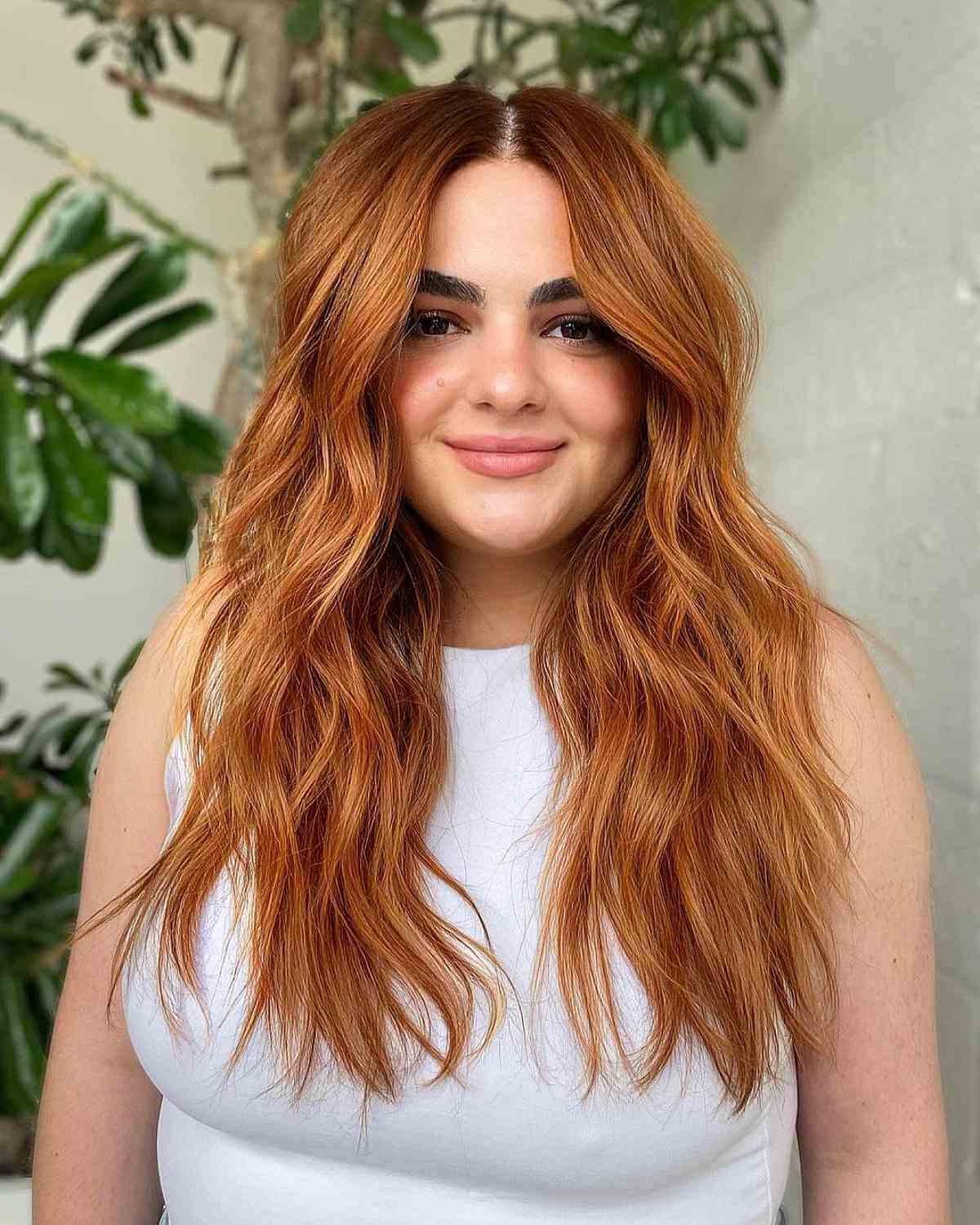 69 Middle Part Hairstyles Trending Right Now
