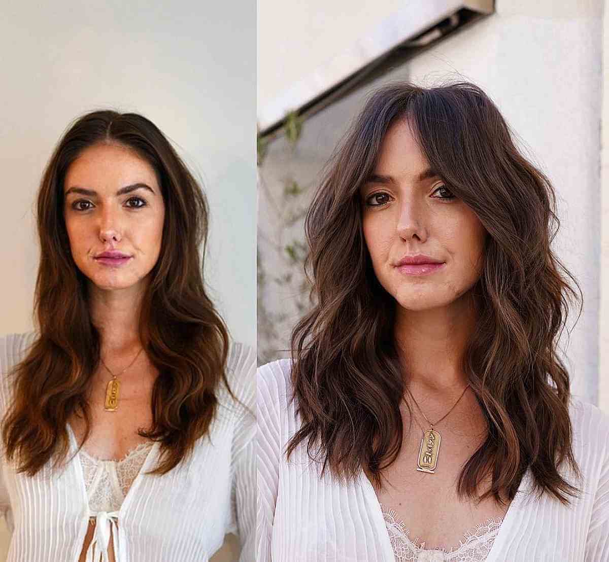 69 Middle Part Hairstyles Trending Right Now