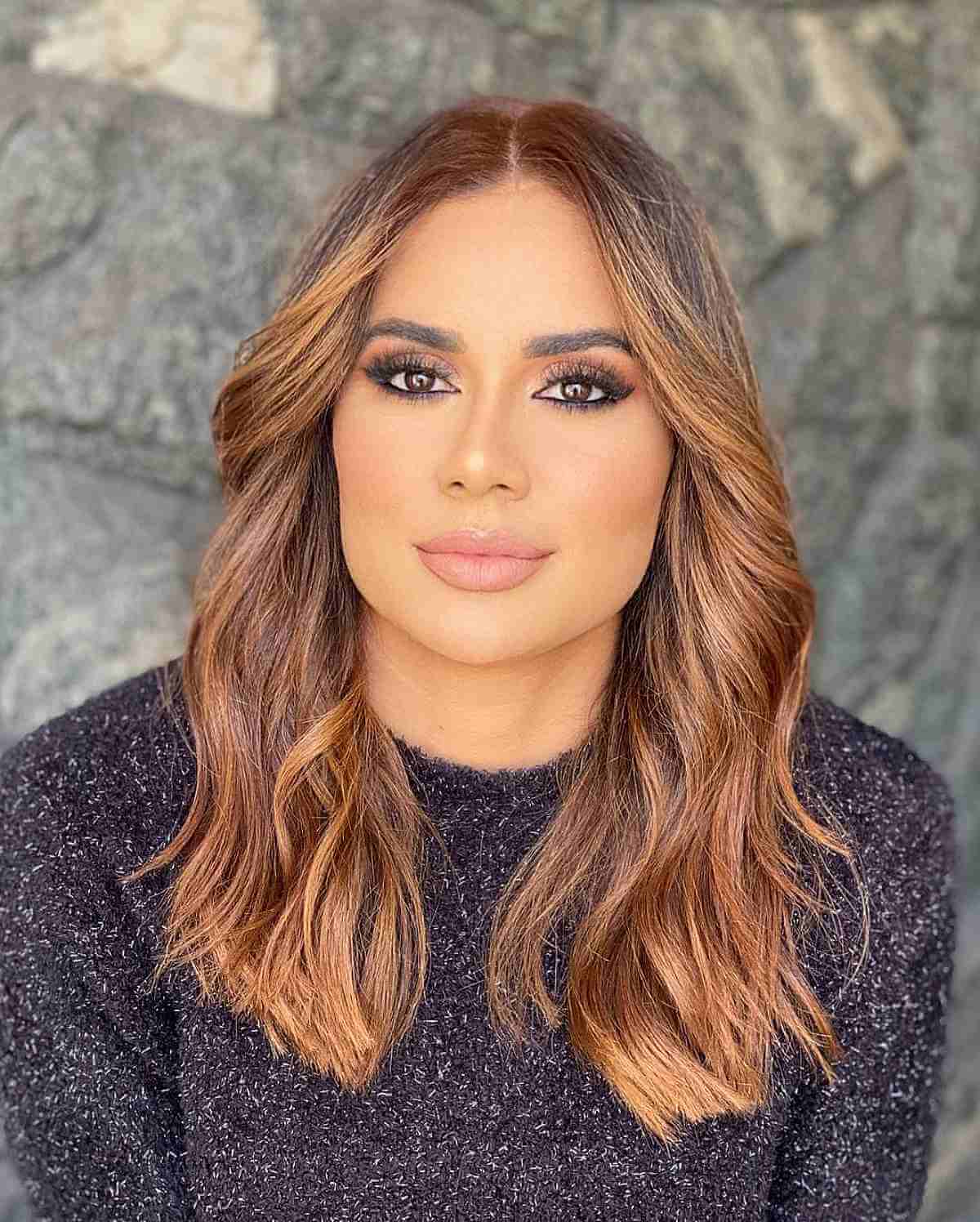 69 Middle Part Hairstyles Trending Right Now