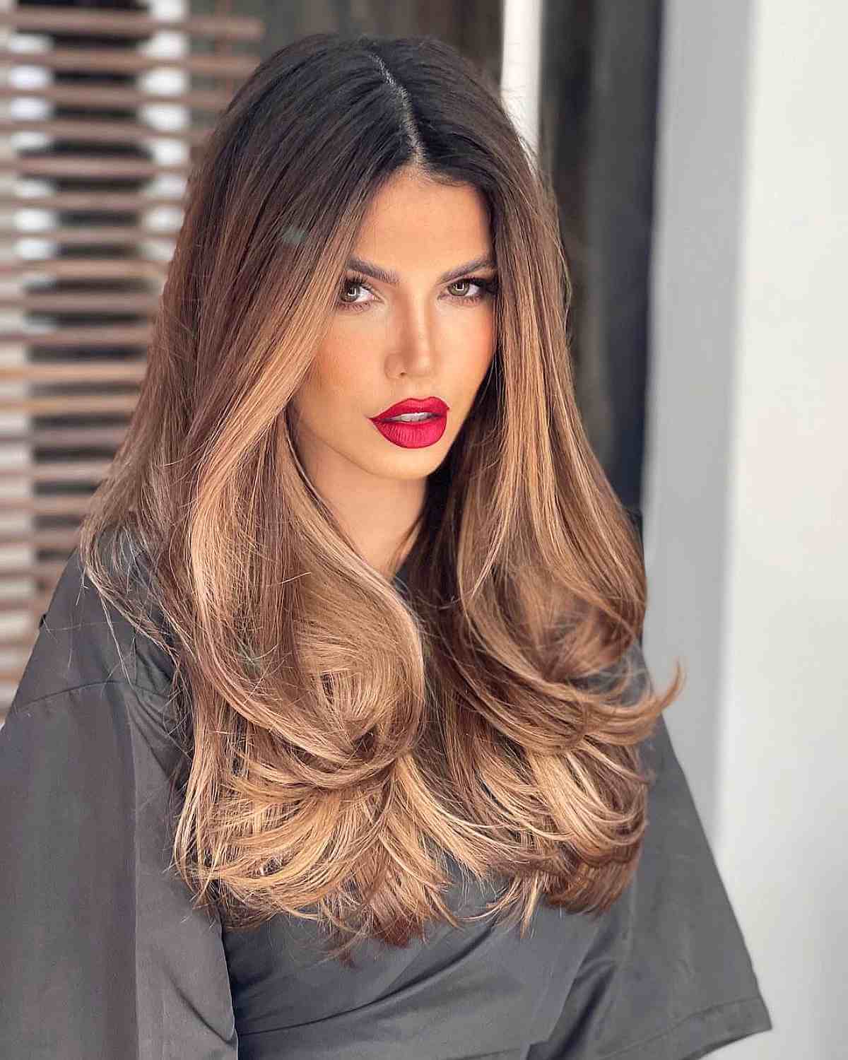 69 Middle Part Hairstyles Trending Right Now