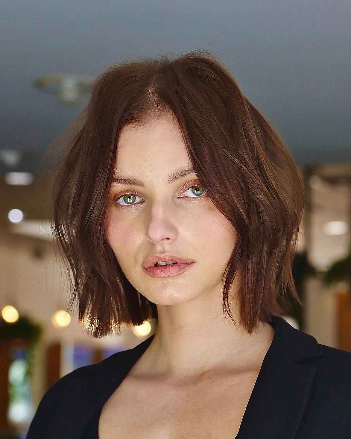 69 Middle Part Hairstyles Trending Right Now