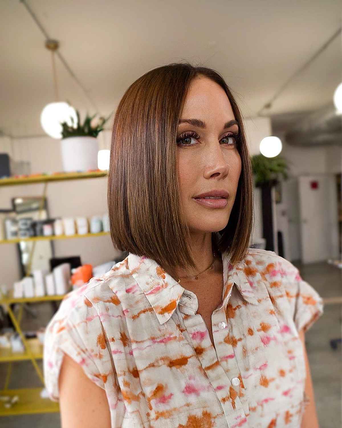 69 Middle Part Hairstyles Trending Right Now