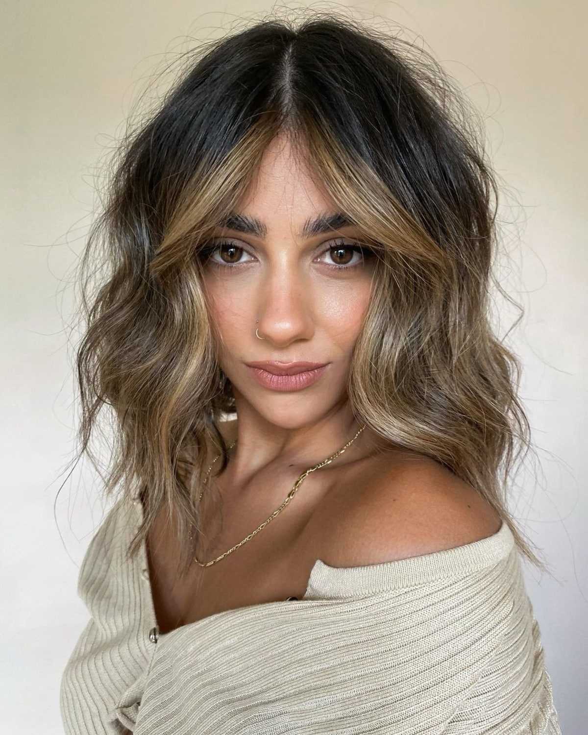 69 Middle Part Hairstyles Trending Right Now