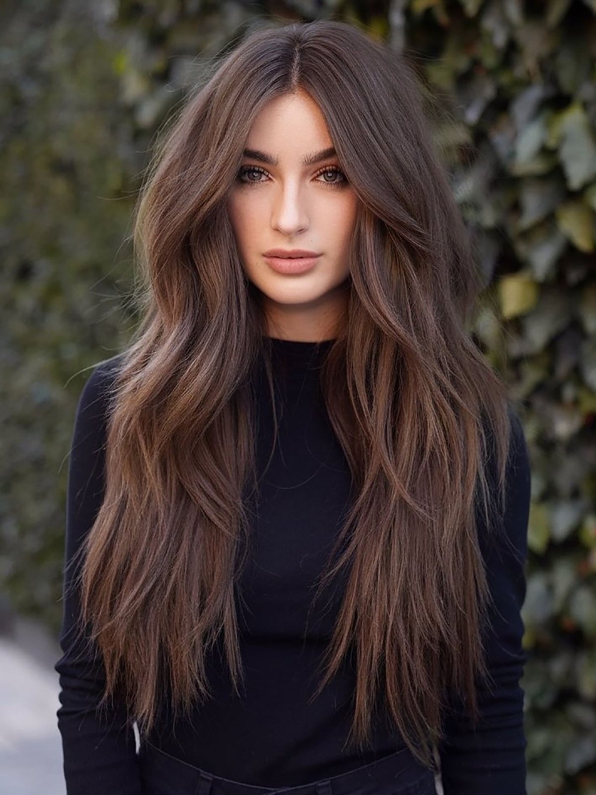 69 Middle Part Hairstyles Trending Right Now