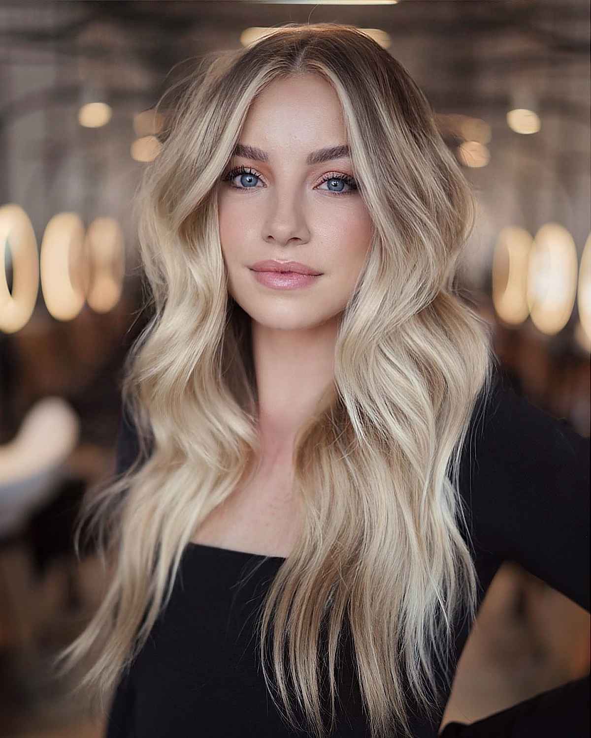 69 Middle Part Hairstyles Trending Right Now
