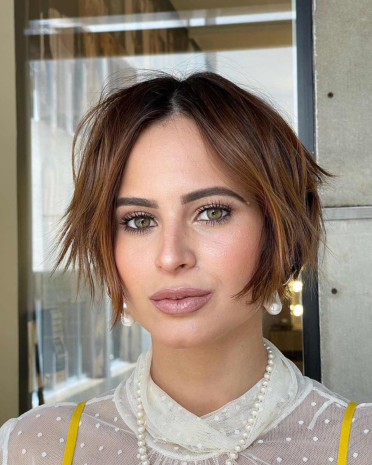 69 Middle Part Hairstyles Trending Right Now