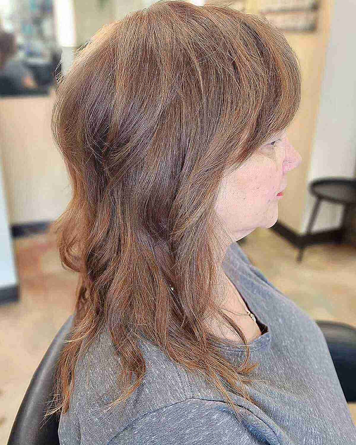 27 Youthful Shag Haircuts for Older Women