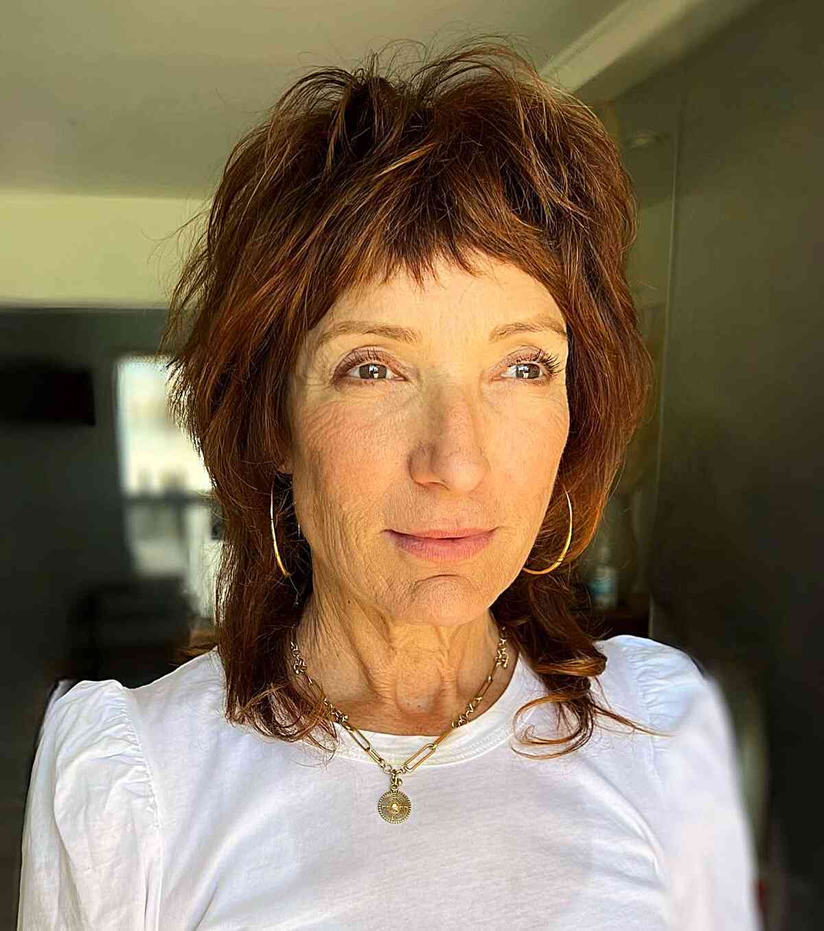 27 Youthful Shag Haircuts for Older Women