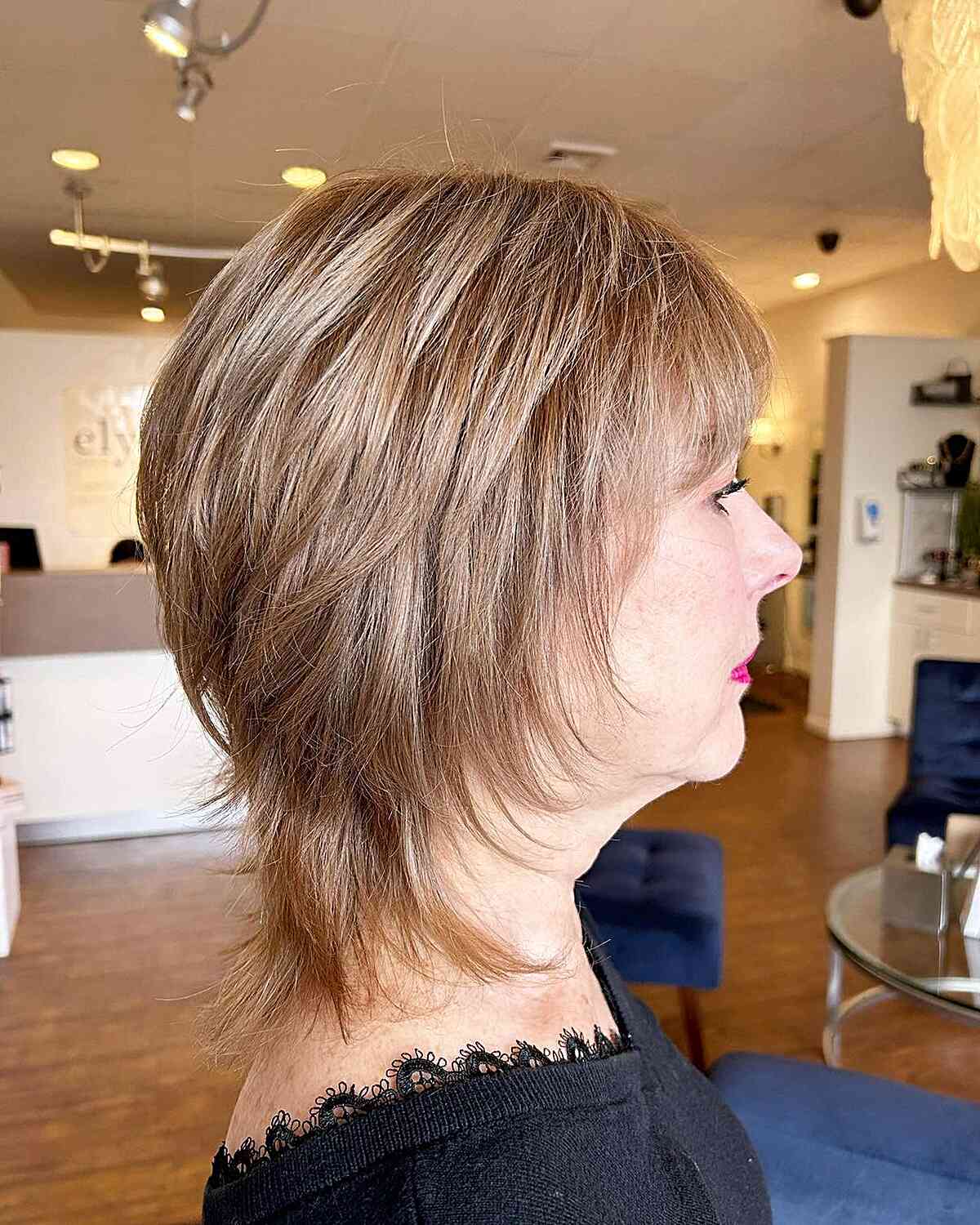27 Youthful Shag Haircuts for Older Women