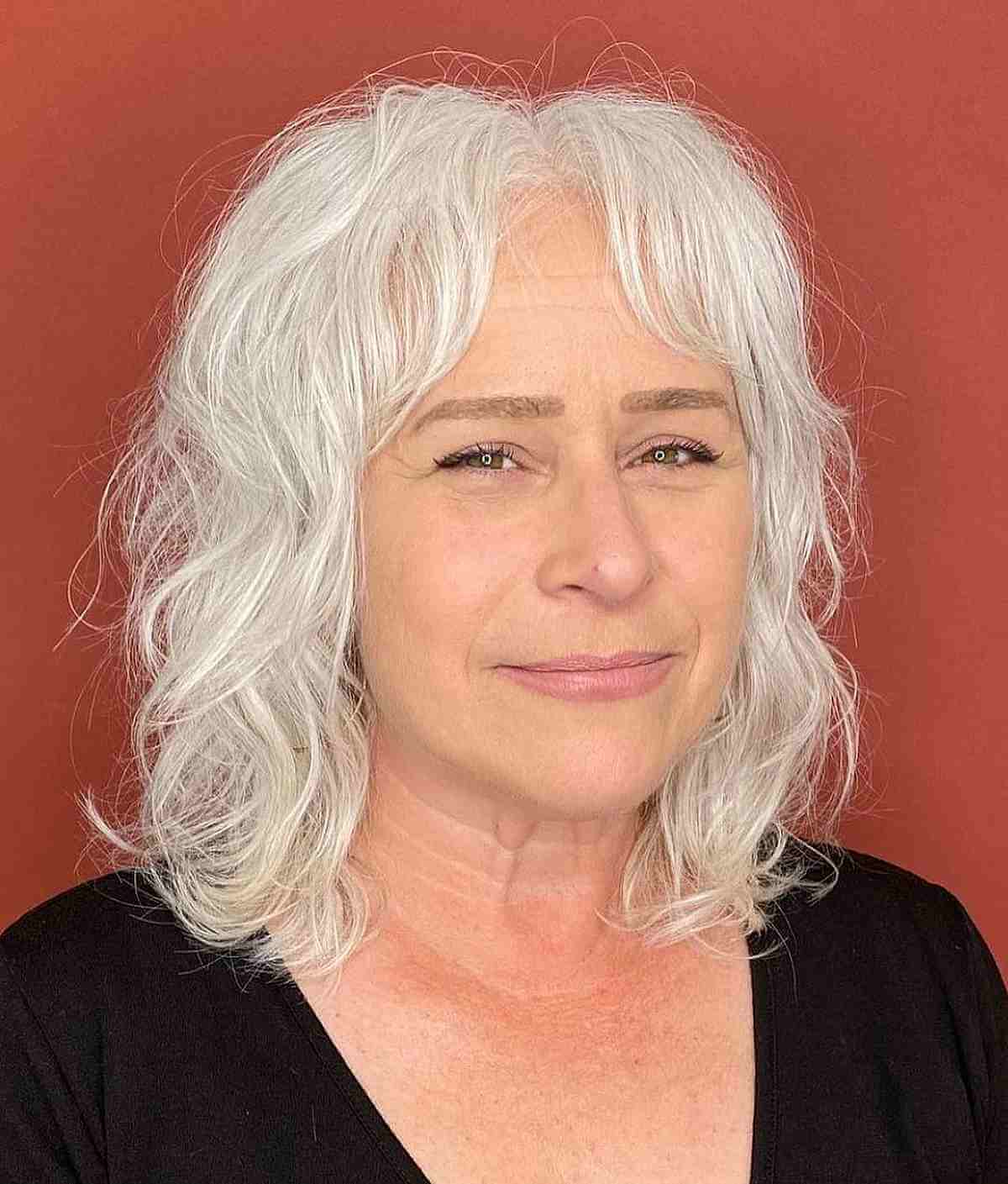 27 Youthful Shag Haircuts for Older Women