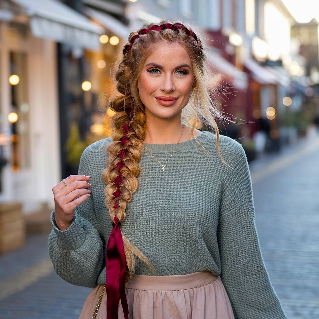 15+ Trendy Ribbon Hairstyles for a Playful & Chic Look in 2025