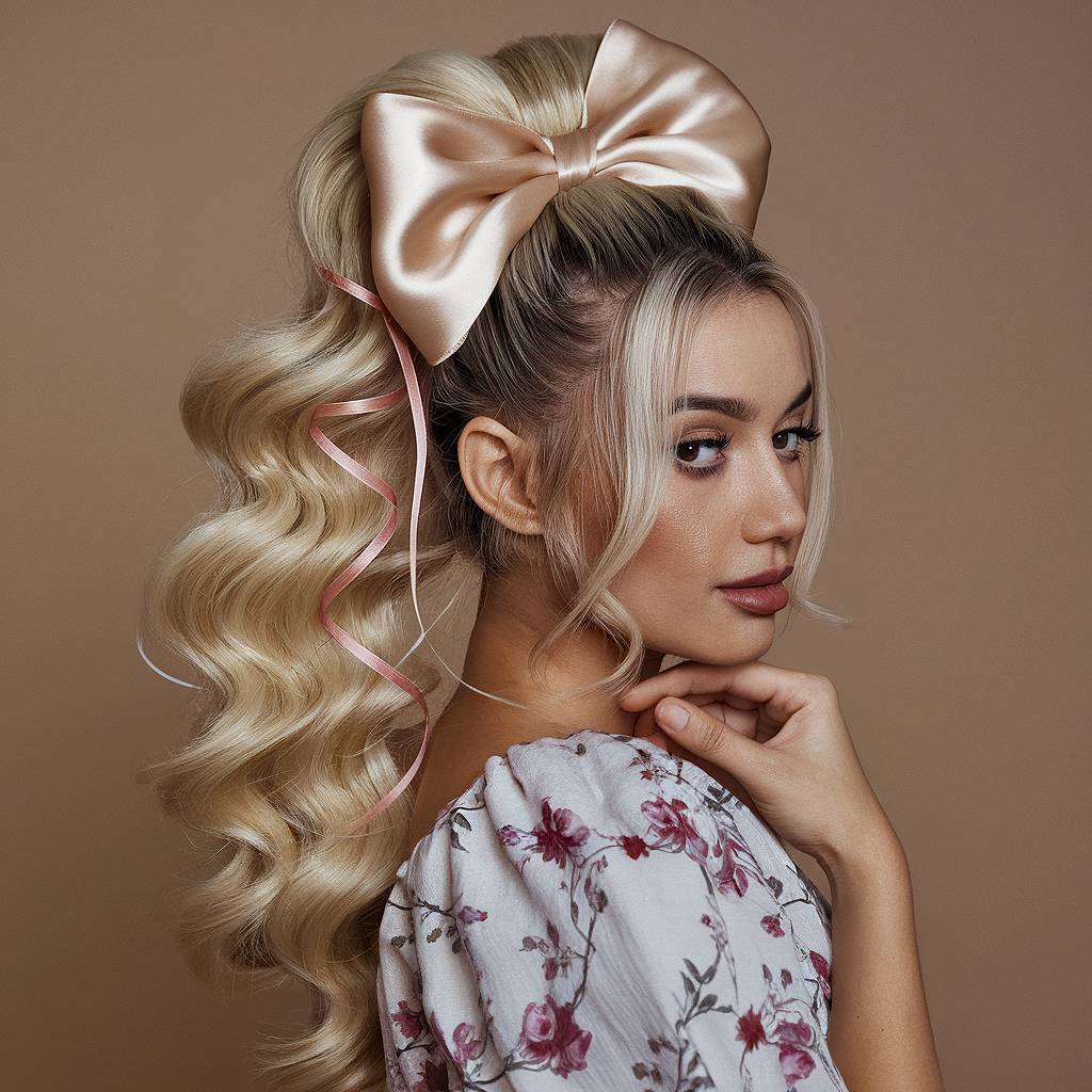 15+ Trendy Ribbon Hairstyles for a Playful & Chic Look in 2025