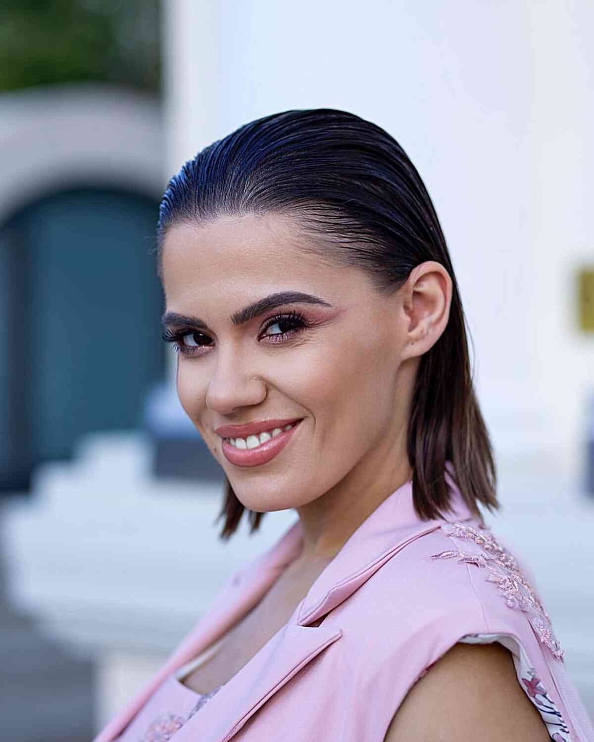 28 Best Ways to Get The “Wet Hairstyle” Trend