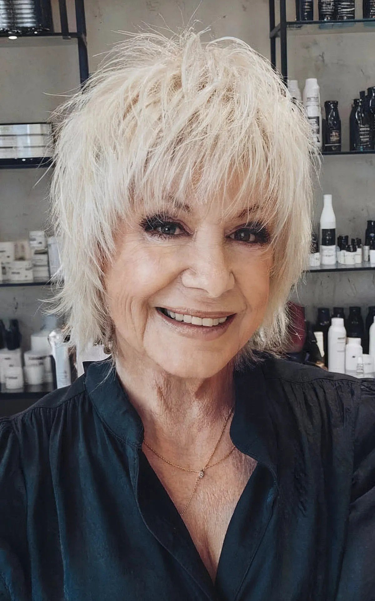 16 Trendy Shag Haircuts Women Over 70 Can Pull Off