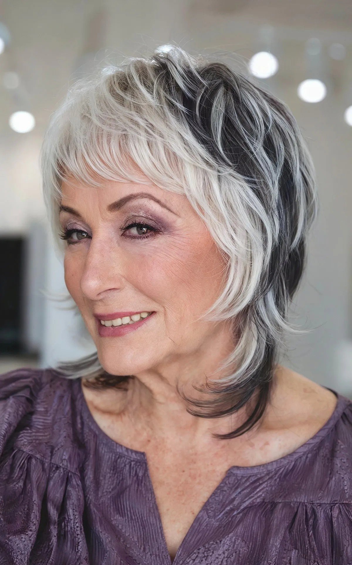 16 Trendy Shag Haircuts Women Over 70 Can Pull Off