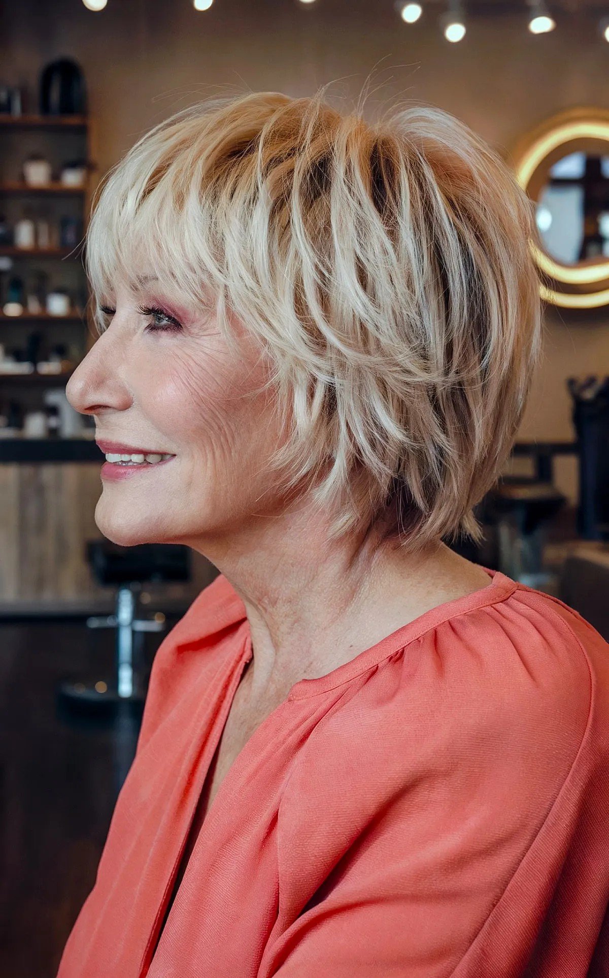 16 Trendy Shag Haircuts Women Over 70 Can Pull Off