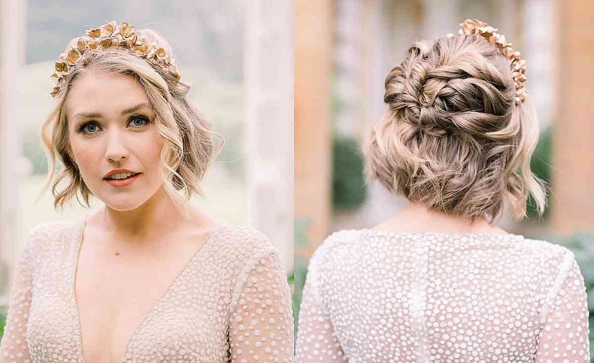 34 Gorgeous Short Wedding Hairstyles and Bridal Hair Ideas