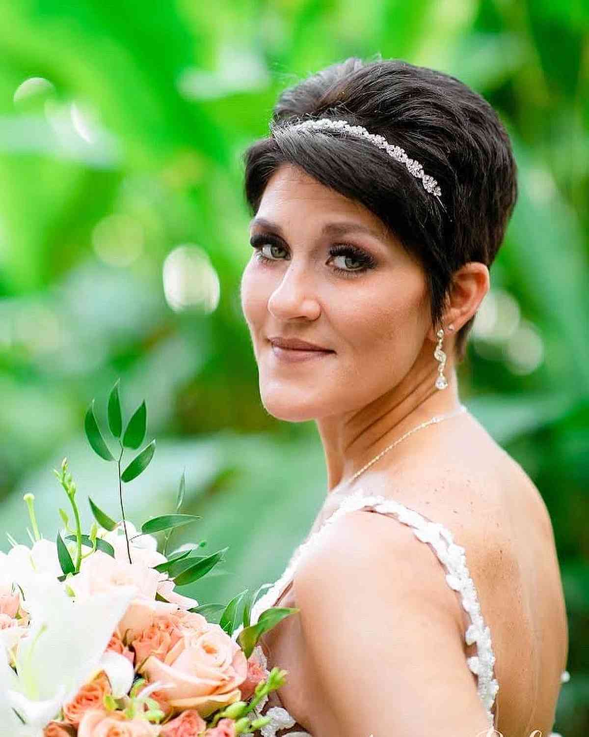 34 Gorgeous Short Wedding Hairstyles and Bridal Hair Ideas