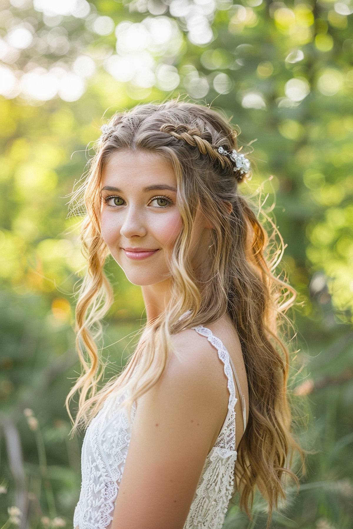 15+ Half Up Half Down Wedding Hair Ideas for 2025