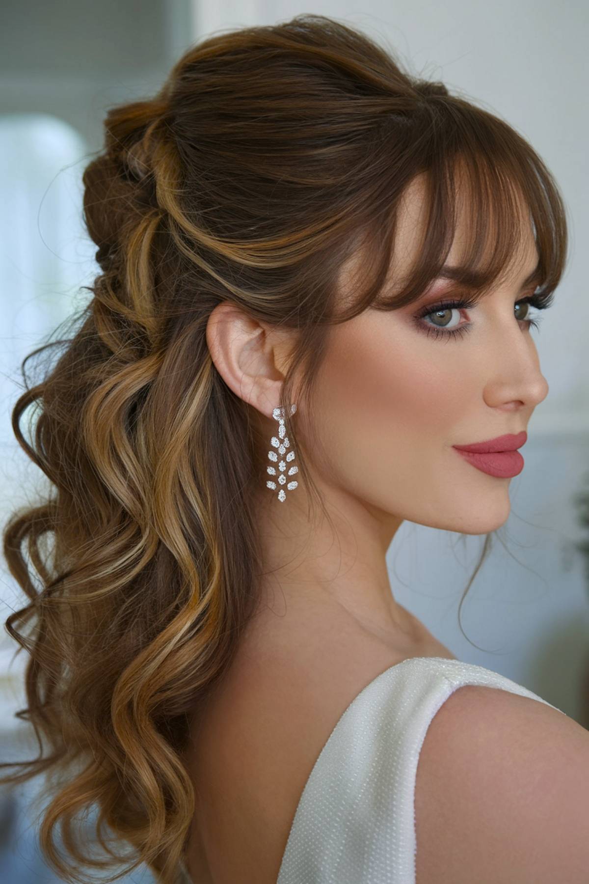 15+ Half Up Half Down Wedding Hair Ideas for 2025