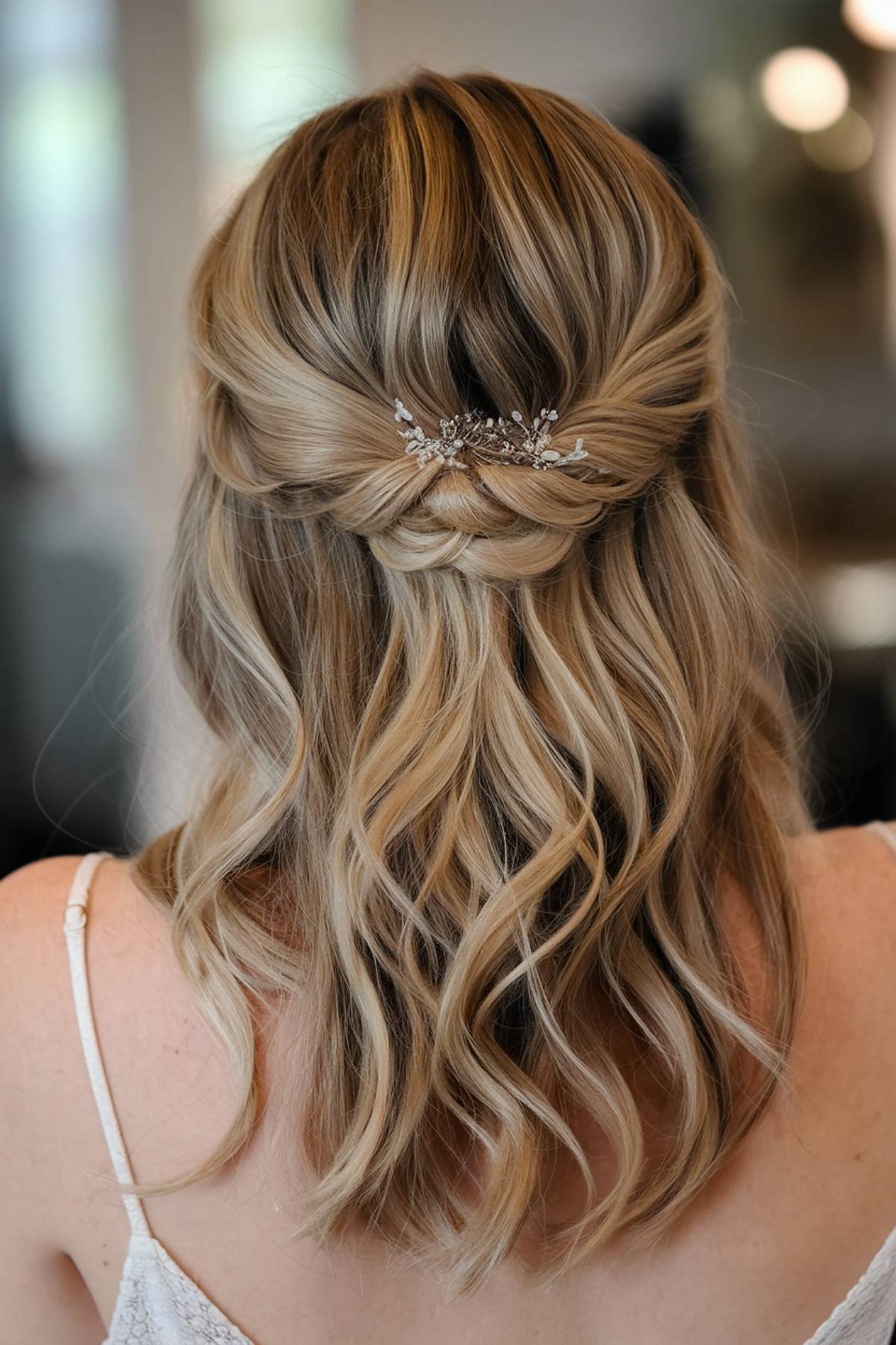 15+ Half Up Half Down Wedding Hair Ideas for 2025