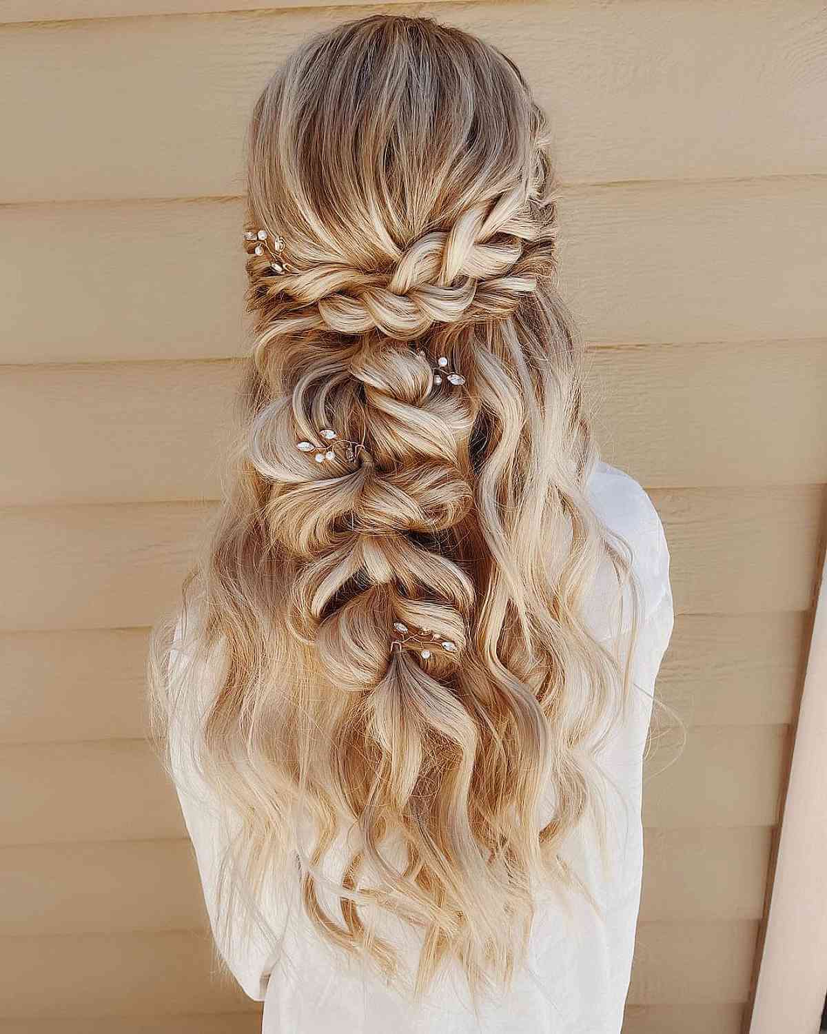 29 Prettiest Half Up Half Down Prom Hairstyles for 2025