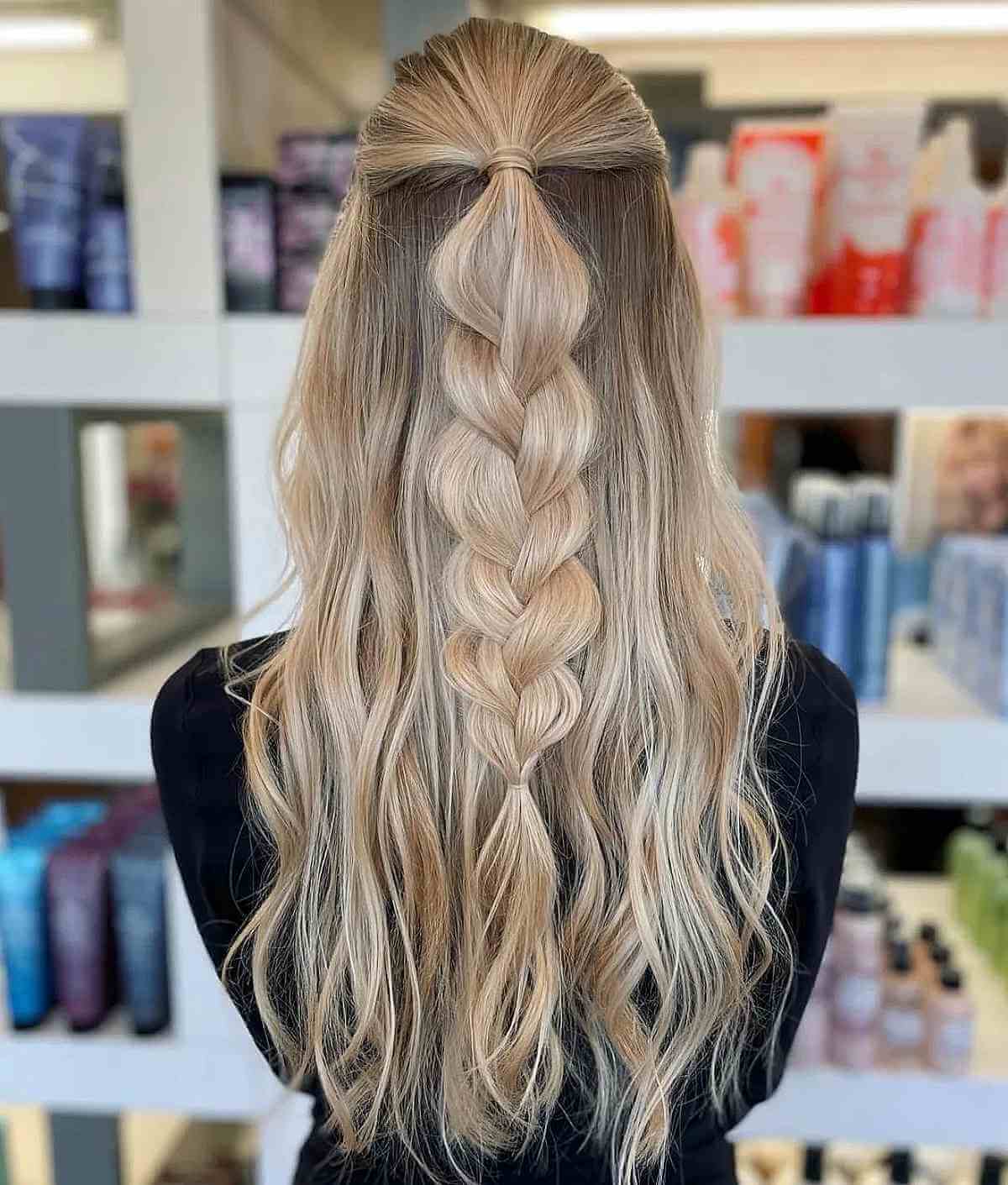 29 Prettiest Half Up Half Down Prom Hairstyles for 2025