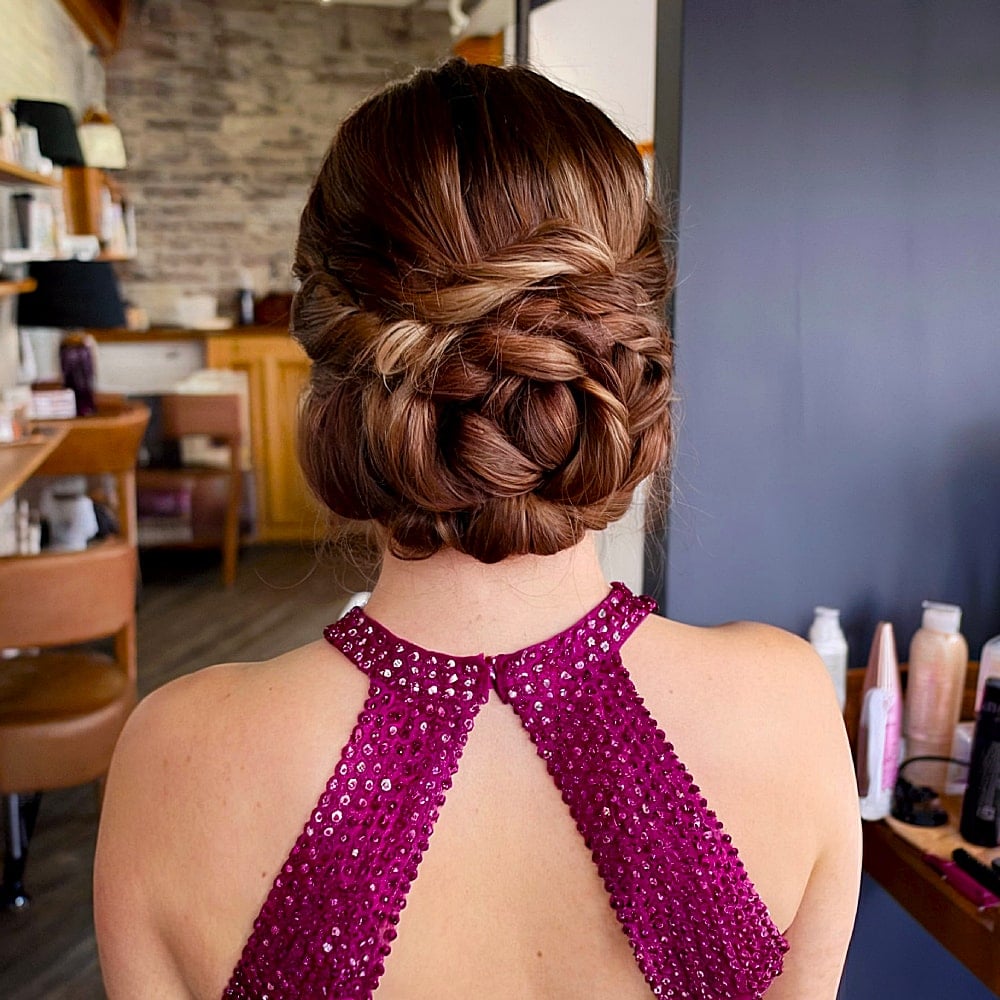 25 Prettiest Prom Updos for Long Hair for 2025