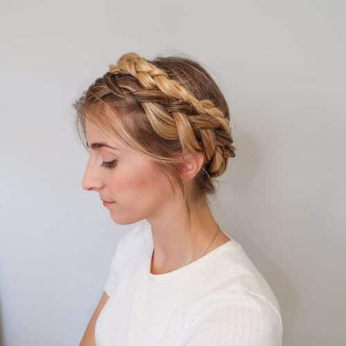 19 Prettiest Halo Braid Hairstyles to Copy