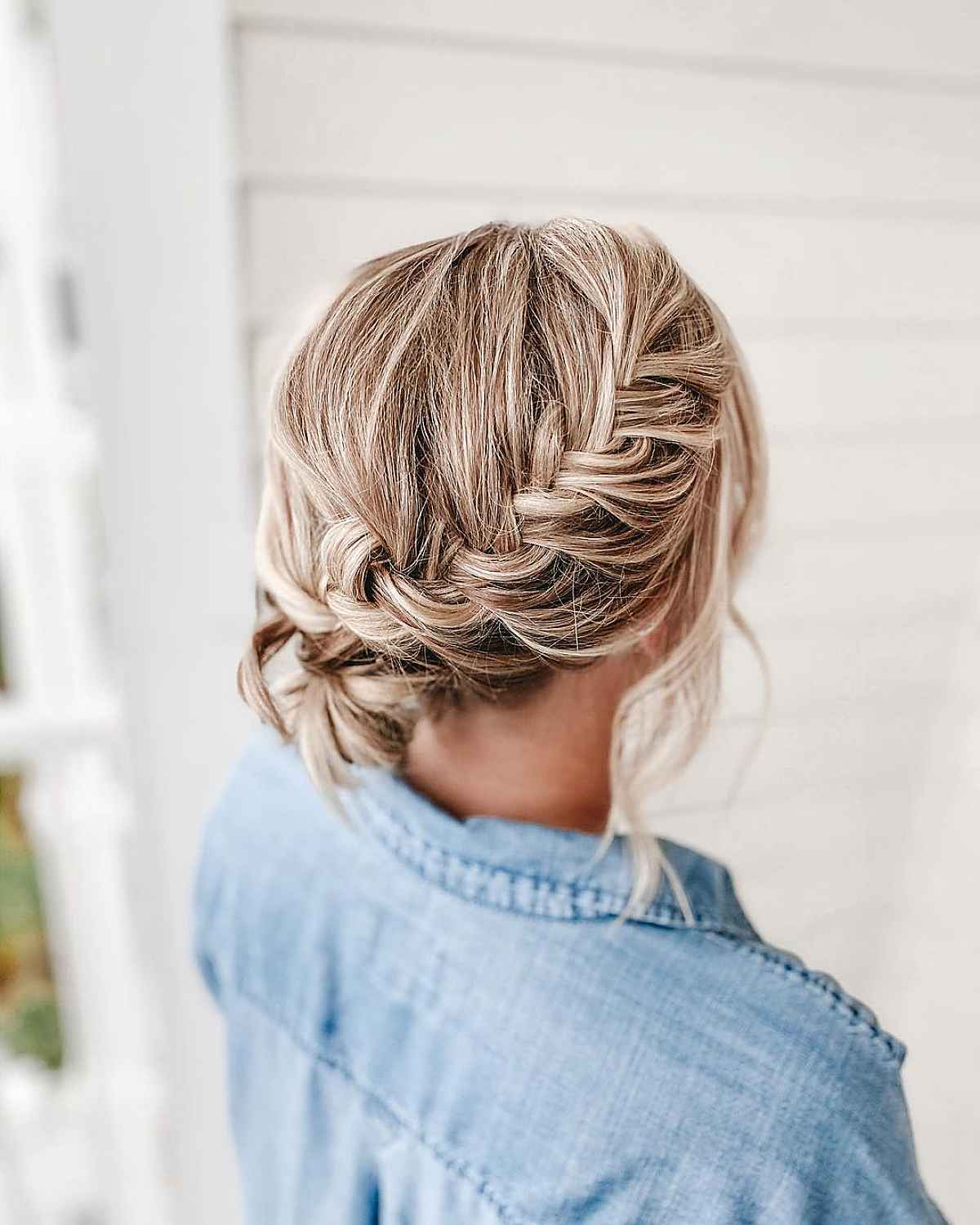 32 Cute & Easy Updos for Short Hair for Special Occasions