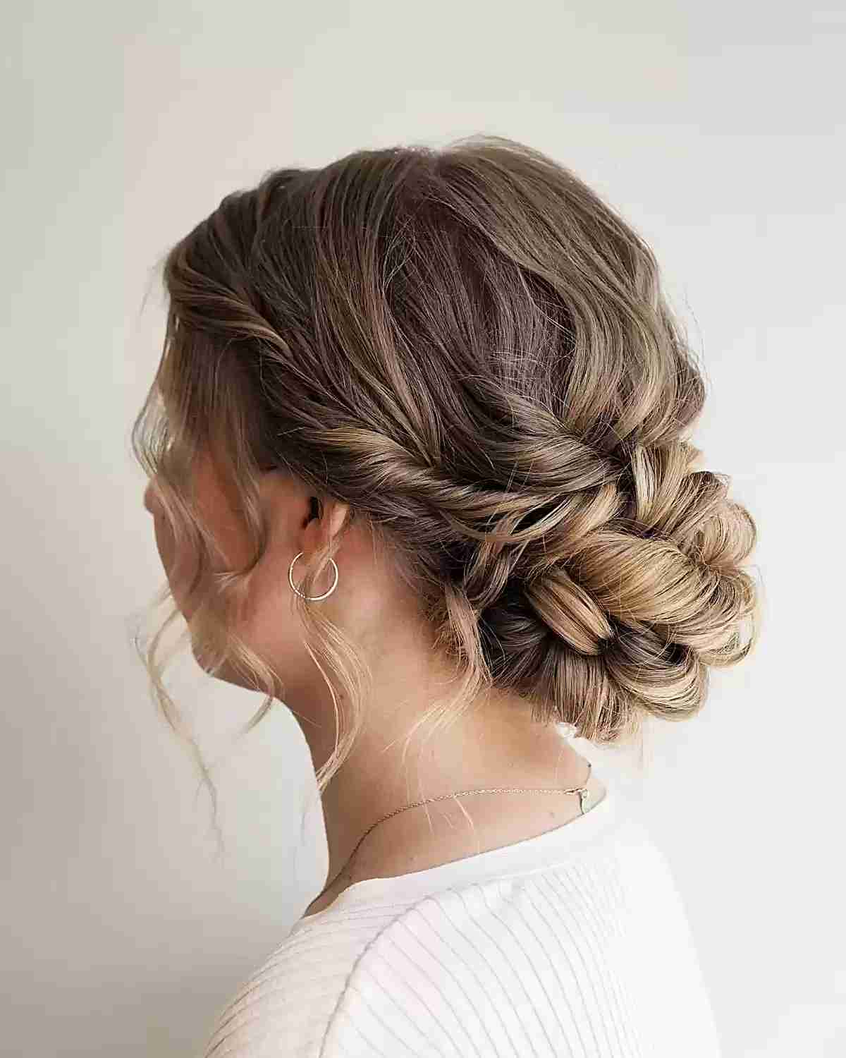 25 Easy & Cute Updos for Medium Hair