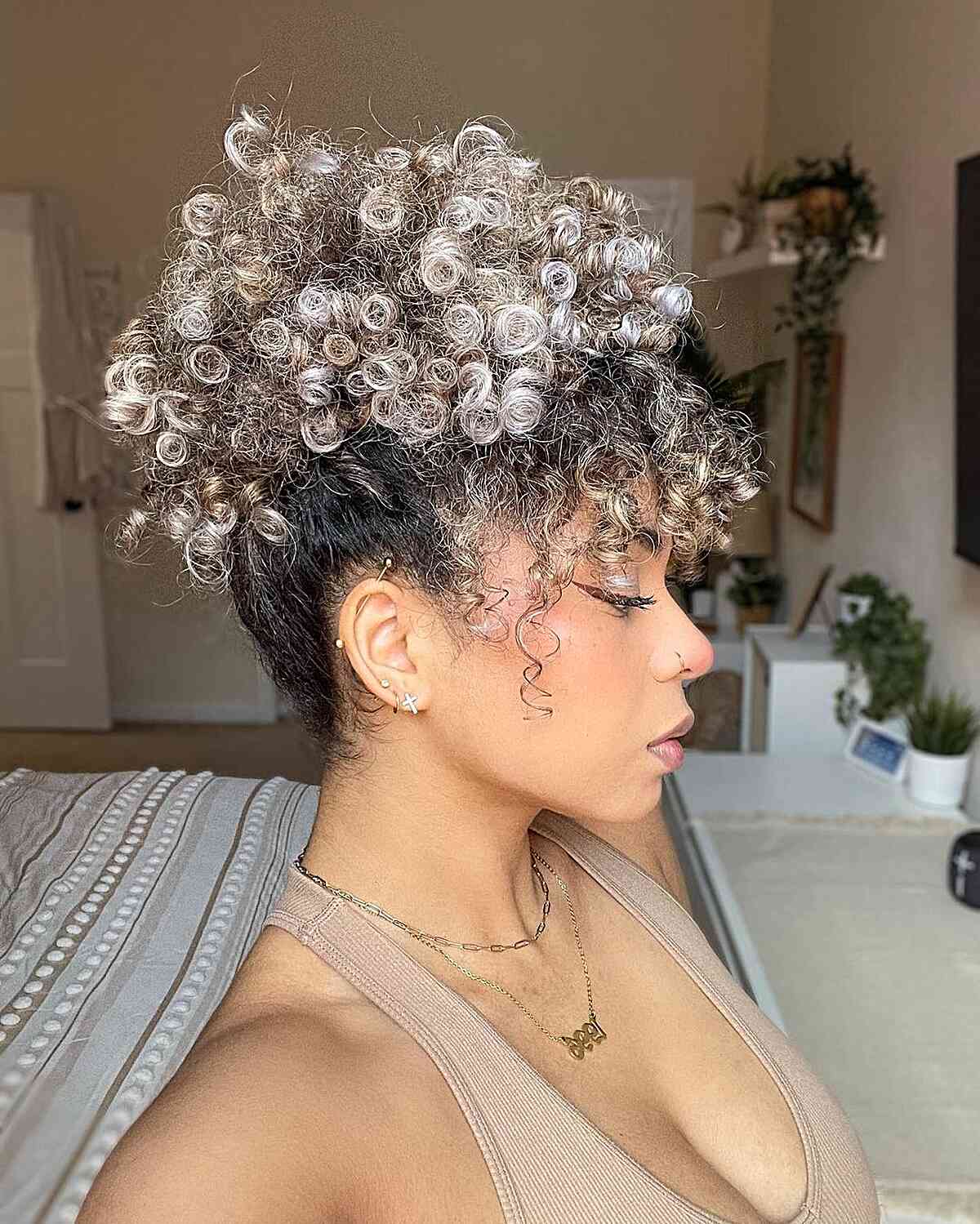 33 Easy & Cute Curly Hair Updos in Trending in 2025