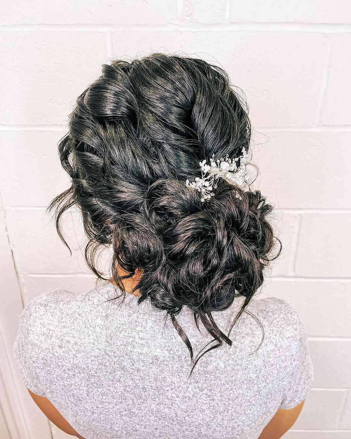33 Easy & Cute Curly Hair Updos in Trending in 2025