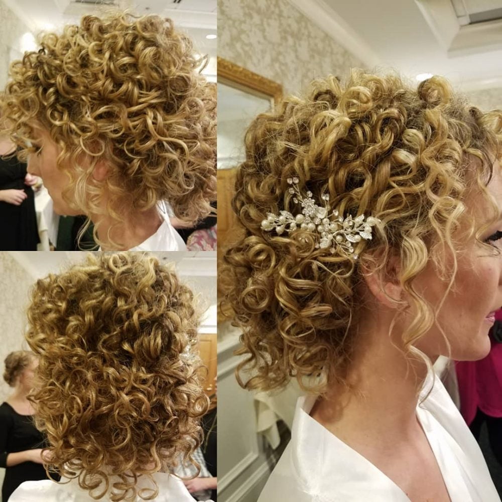 33 Easy & Cute Curly Hair Updos in Trending in 2025