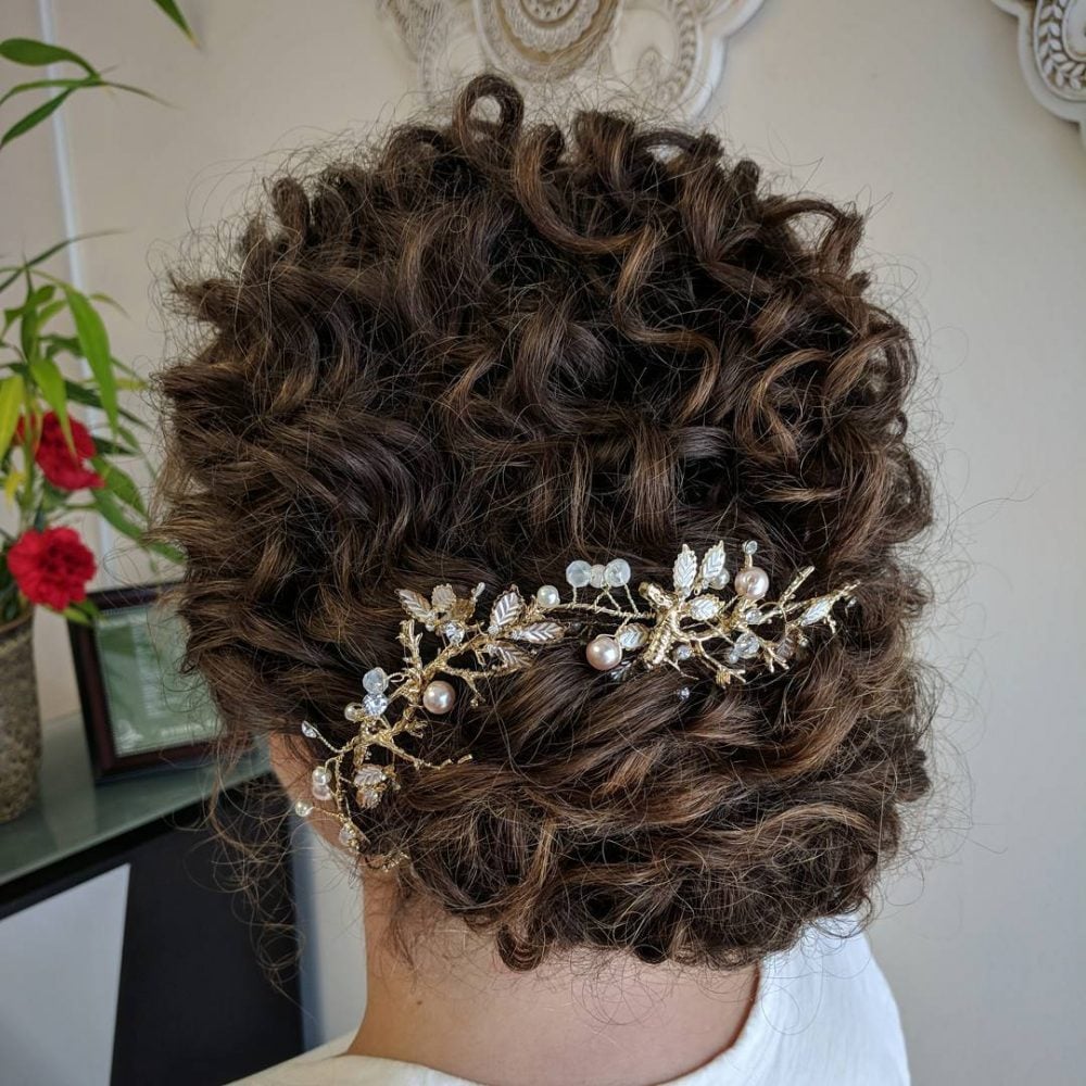 33 Easy & Cute Curly Hair Updos in Trending in 2025