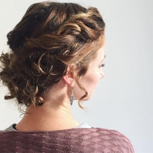 33 Easy & Cute Curly Hair Updos in Trending in 2025