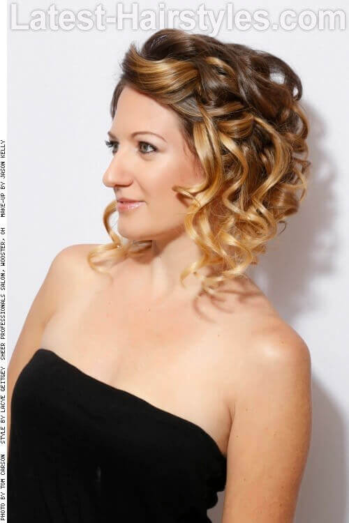 33 Easy & Cute Curly Hair Updos in Trending in 2025