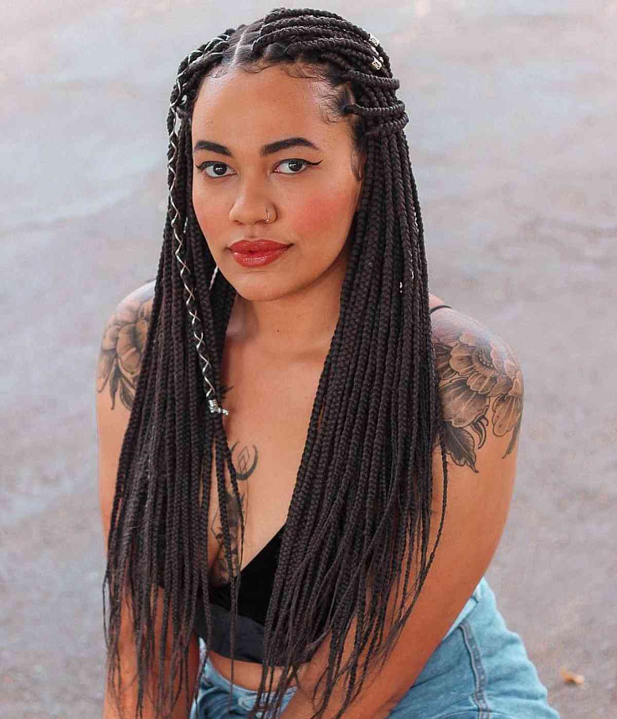 40 Long Box Braids Braiders Say Are Trending Right Now