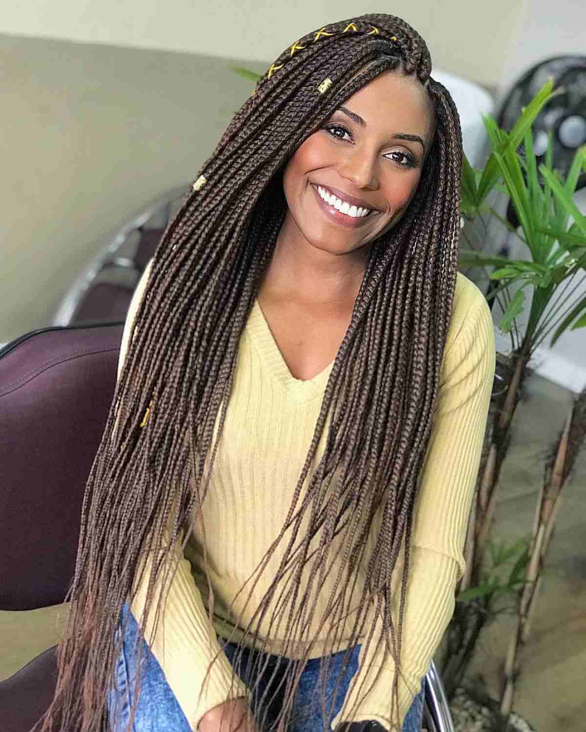 40 Long Box Braids Braiders Say Are Trending Right Now
