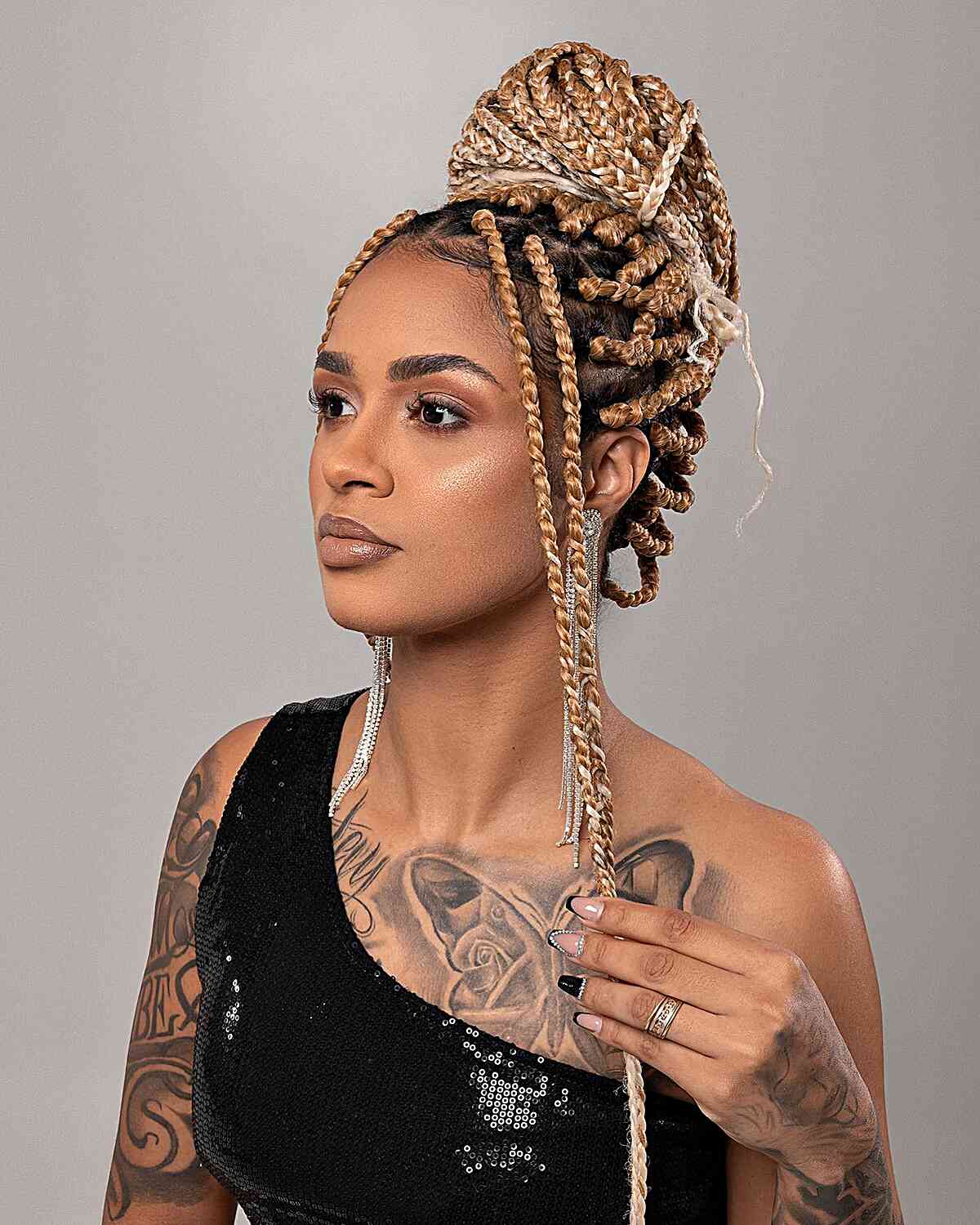 24 Hottest Blonde Box Braids for 2025