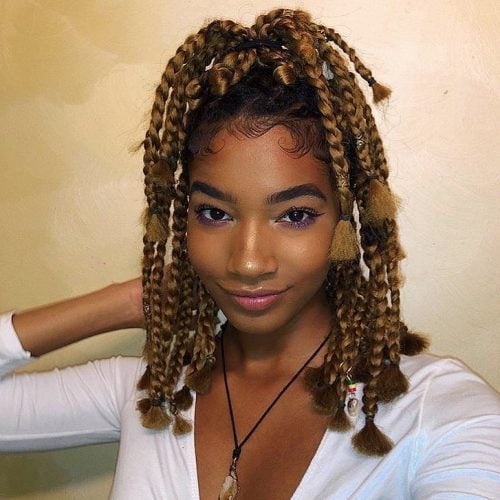 24 Hottest Blonde Box Braids for 2025
